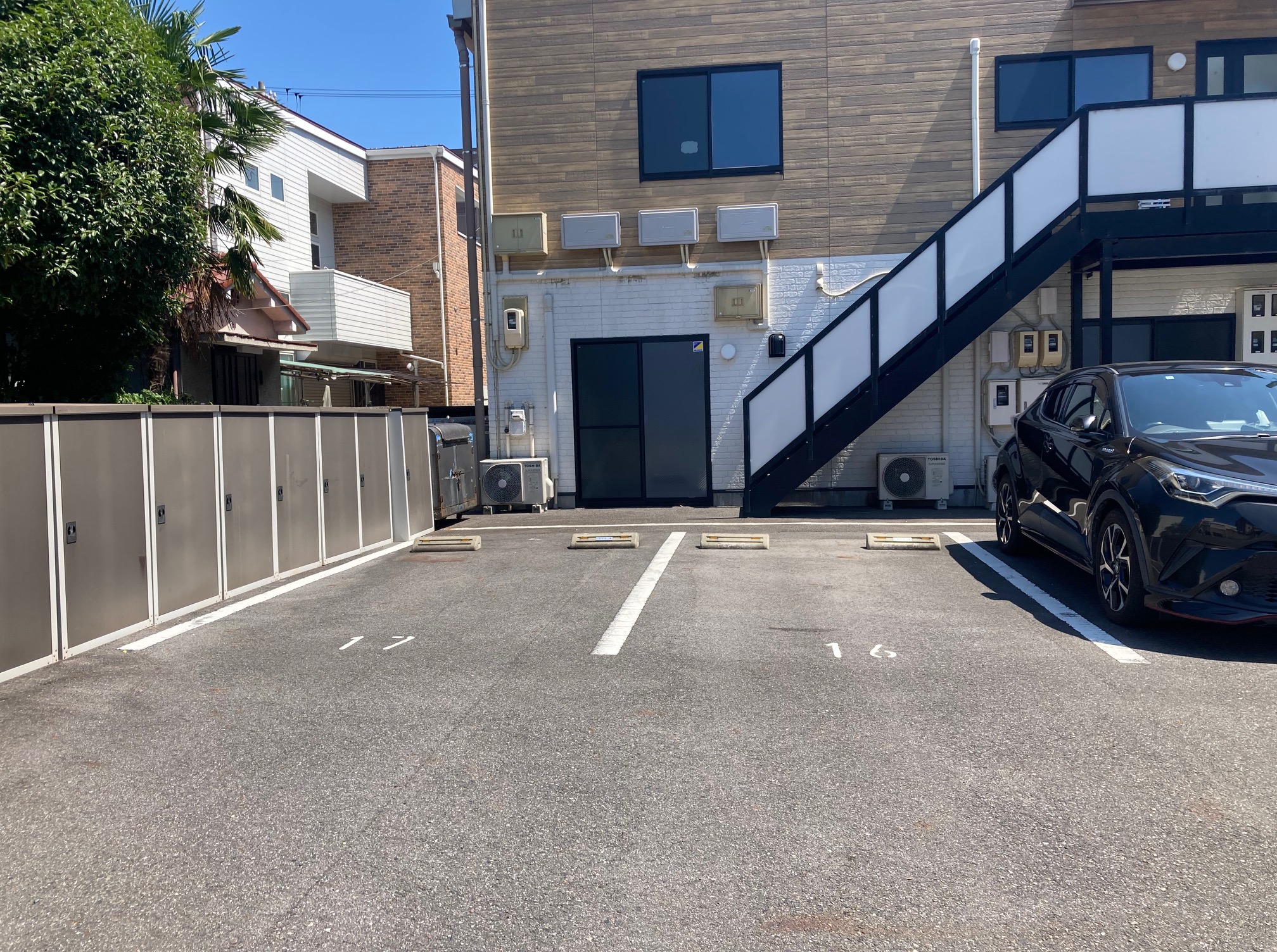 一宮自習室の駐車場の写真